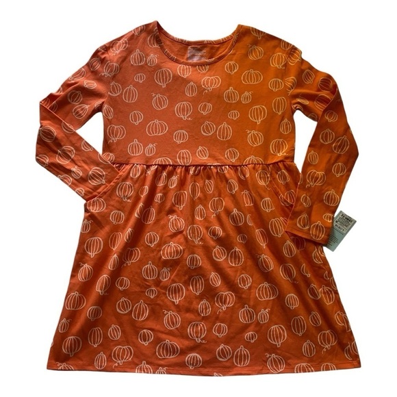 NWT-CAT & JACK-GIRLS FALL DRESS-SIZE 10/12 - Picture 1 of 4